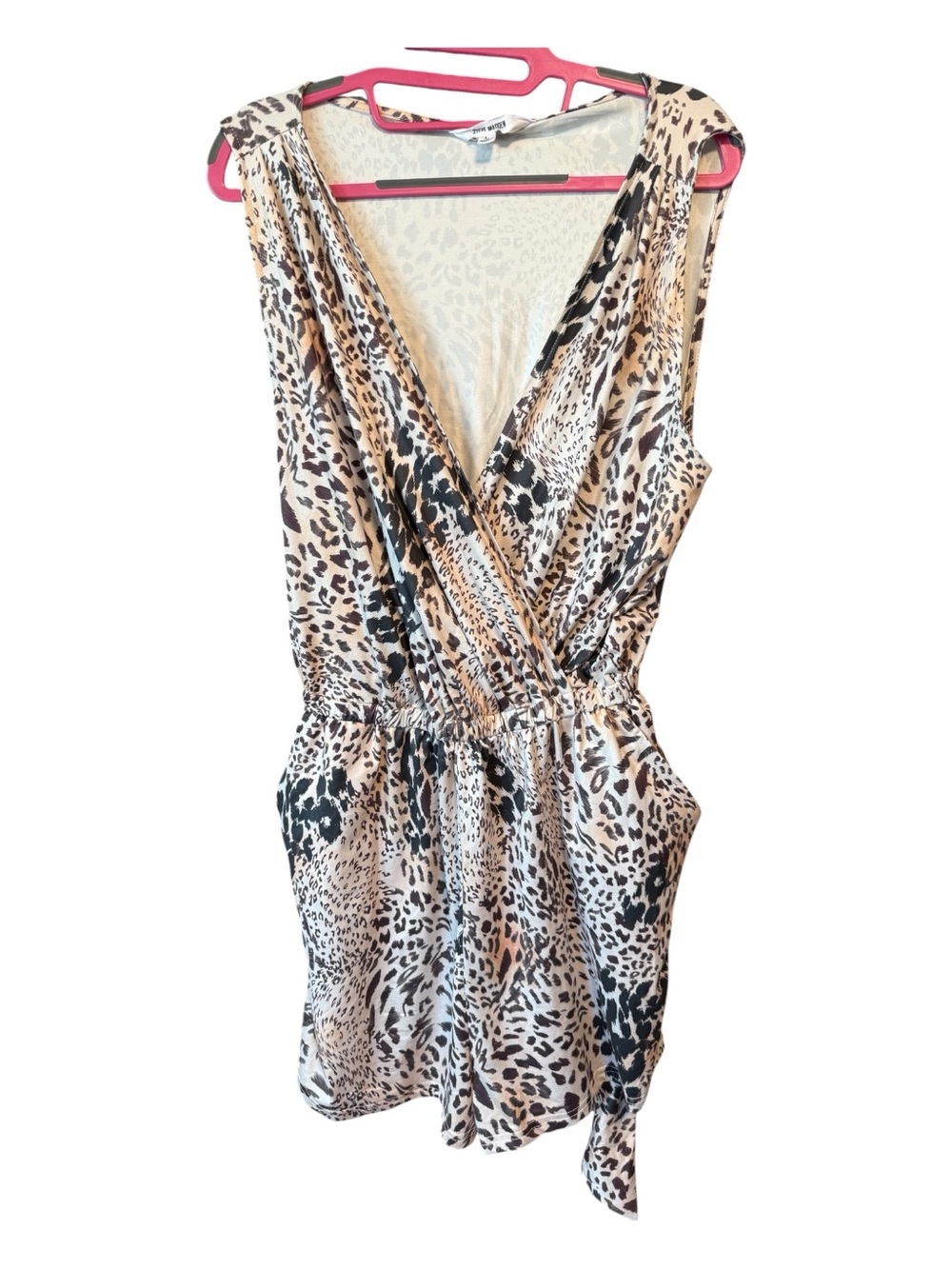 Steve Madden Leopard Print Mini Dress – Size Large | EUC |